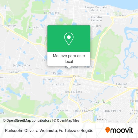 Railssohn Oliveira Violinista mapa