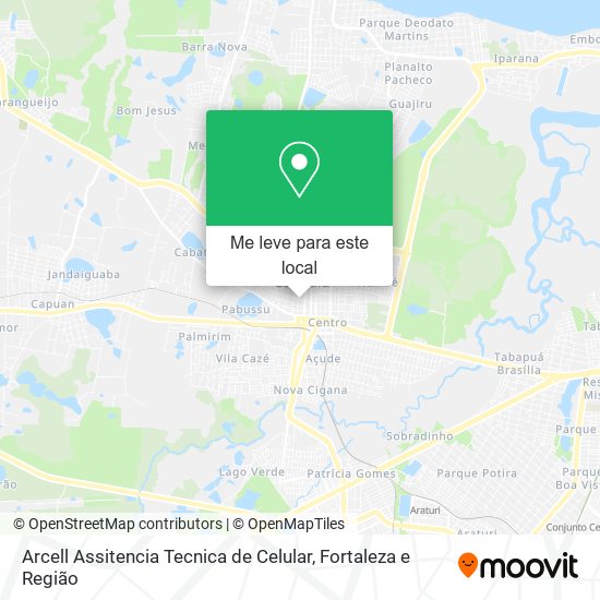 Arcell Assitencia Tecnica de Celular mapa