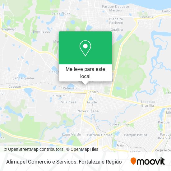 Alimapel Comercio e Servicos mapa