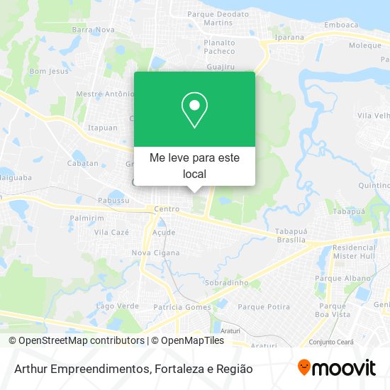 Arthur Empreendimentos mapa