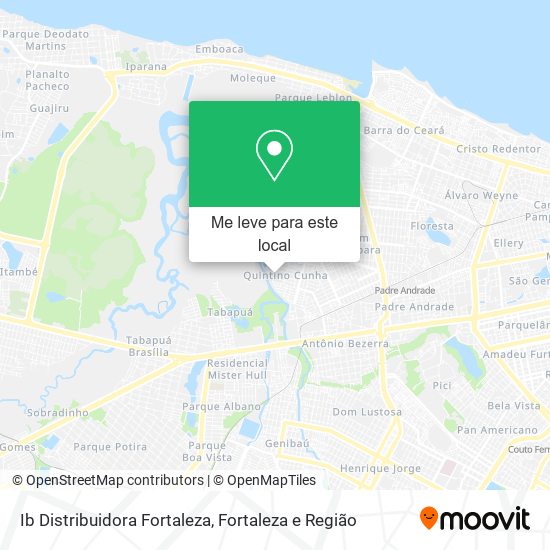 Ib Distribuidora Fortaleza mapa