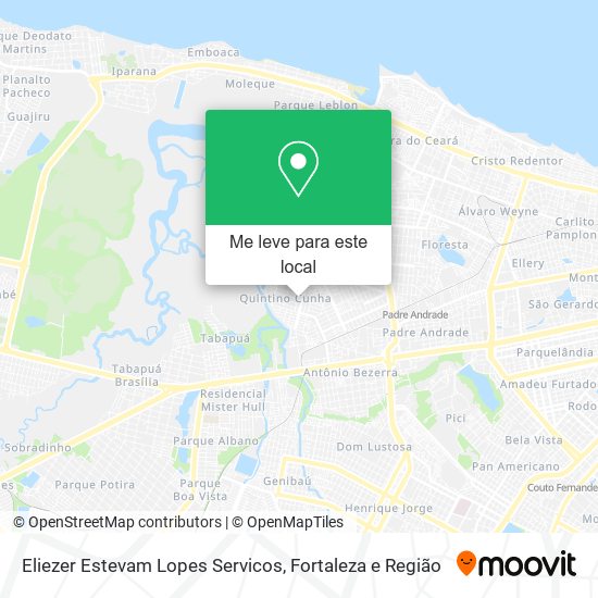 Eliezer Estevam Lopes Servicos mapa