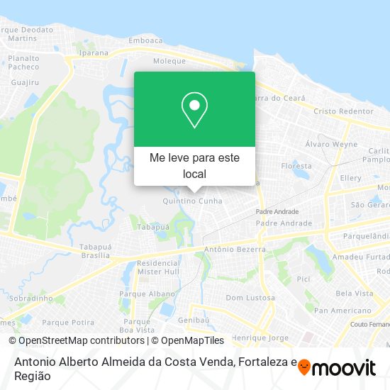 Antonio Alberto Almeida da Costa Venda mapa