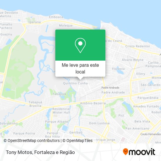 Tony Motos mapa