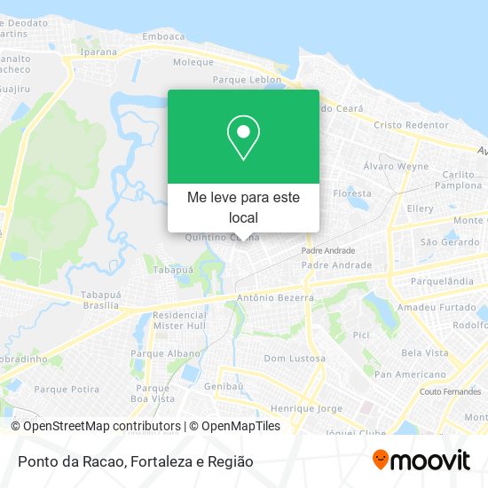 Ponto da Racao mapa