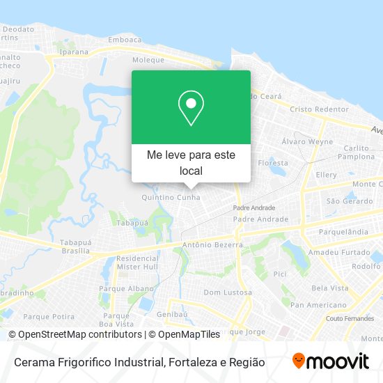 Cerama Frigorifico Industrial mapa