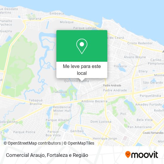 Comercial Araujo mapa