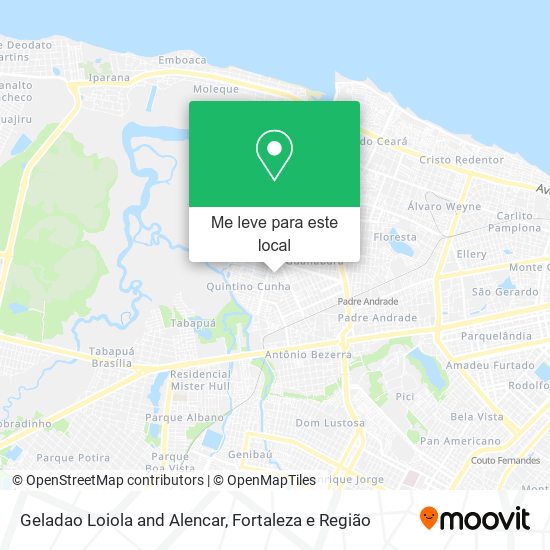 Geladao Loiola and Alencar mapa