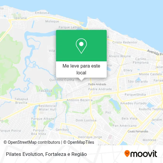 Pilates Evolution mapa