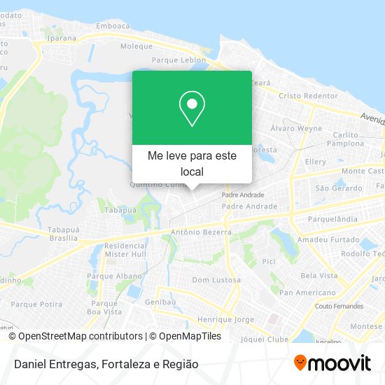 Daniel Entregas mapa