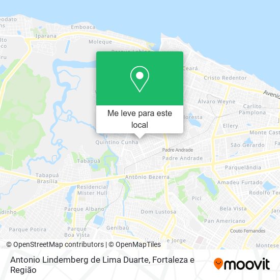 Antonio Lindemberg de Lima Duarte mapa