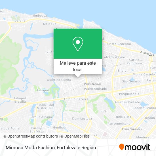 Mimosa Moda Fashion mapa