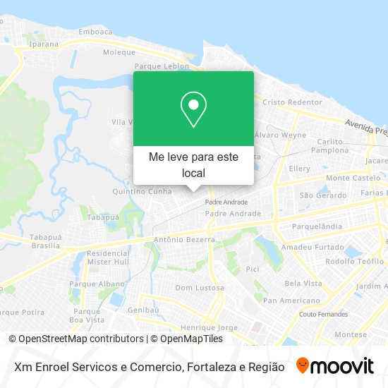 Xm Enroel Servicos e Comercio mapa