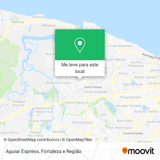 Aguiar Express mapa