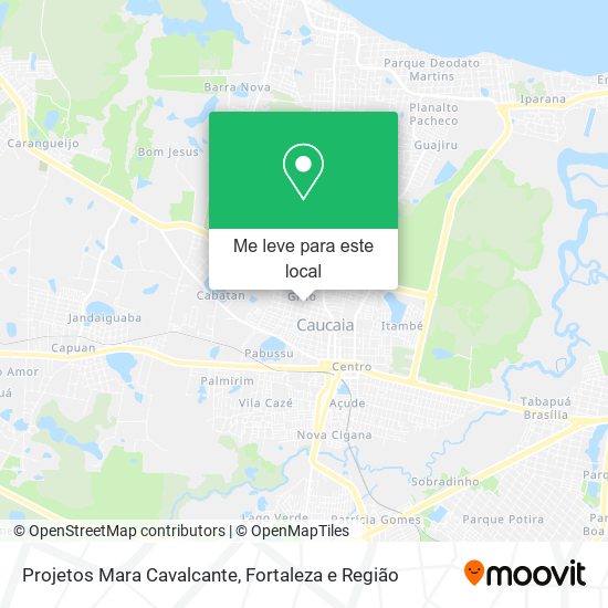 Projetos Mara Cavalcante mapa