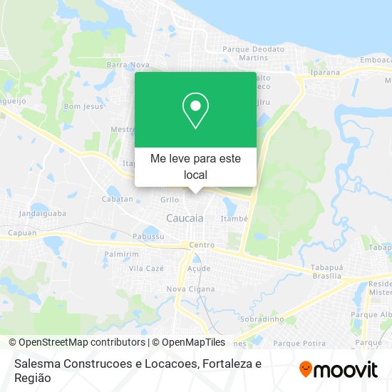 Salesma Construcoes e Locacoes mapa