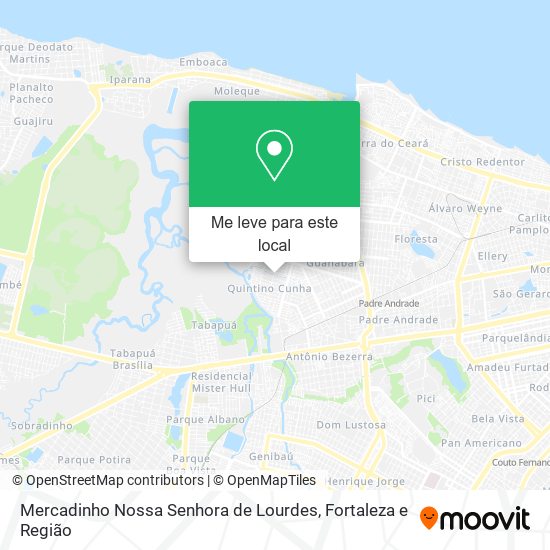 Mercadinho Nossa Senhora de Lourdes mapa