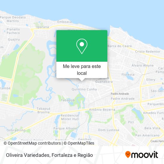 Oliveira Variedades mapa