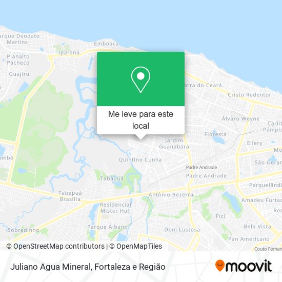 Juliano Agua Mineral mapa