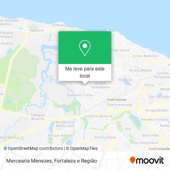 Mercearia Menezes mapa