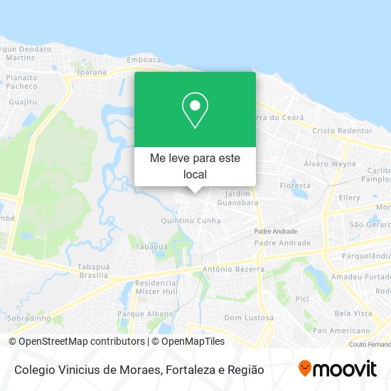 Colegio Vinicius de Moraes mapa