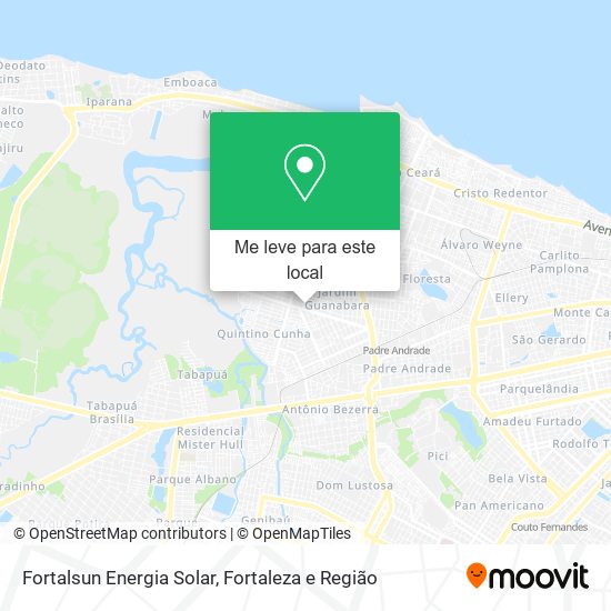 Fortalsun Energia Solar mapa