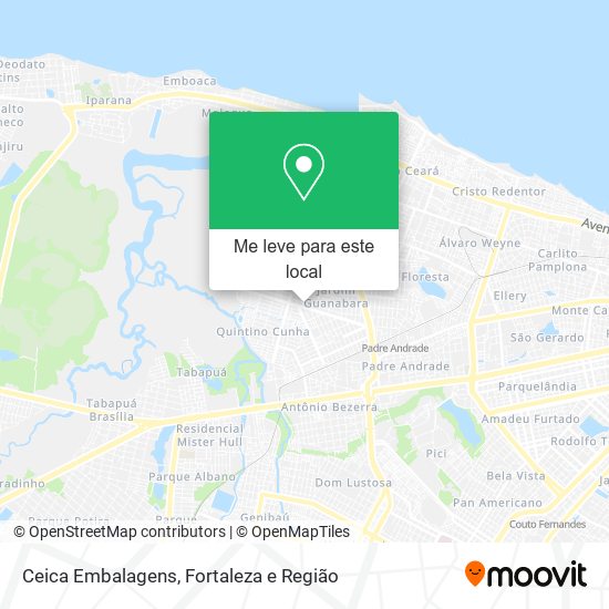 Ceica Embalagens mapa