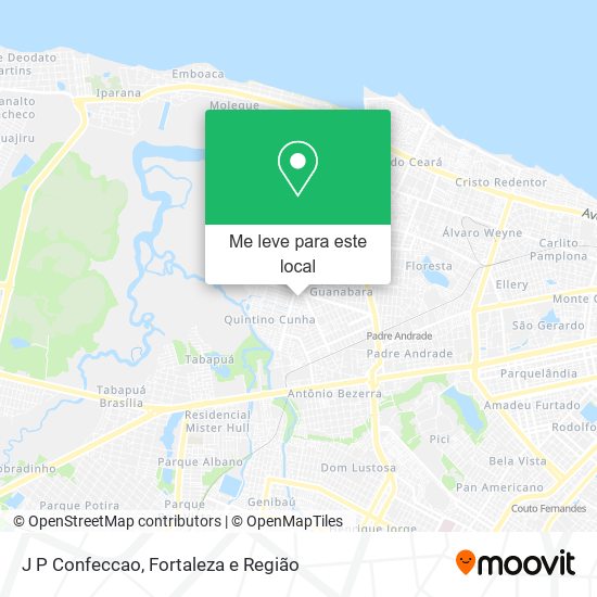 J P Confeccao mapa