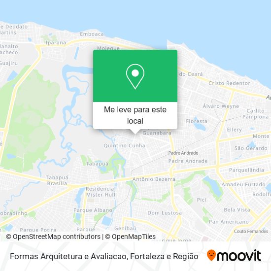 Formas Arquitetura e Avaliacao mapa