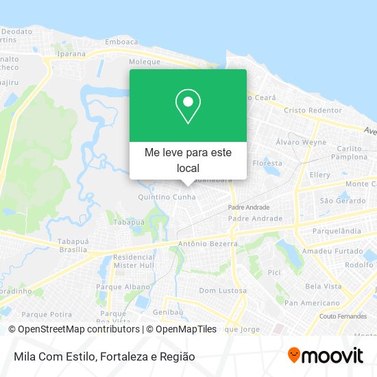 Mila Com Estilo mapa