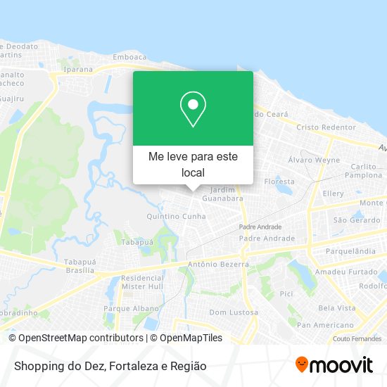 Shopping do Dez mapa