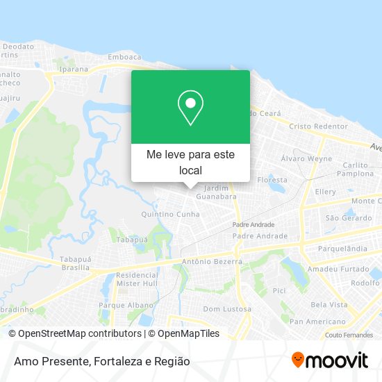 Amo Presente mapa