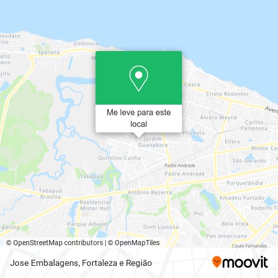 Jose Embalagens mapa