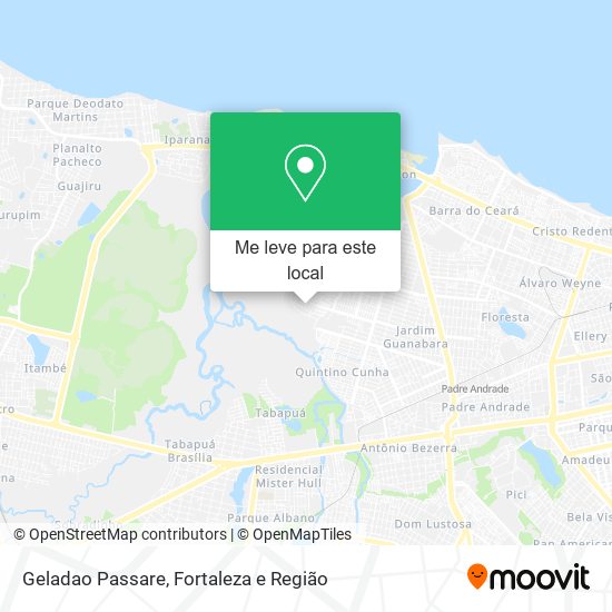 Geladao Passare mapa