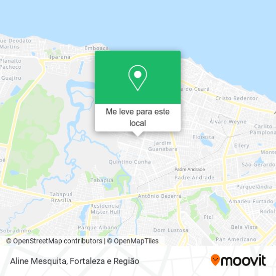 Aline Mesquita mapa