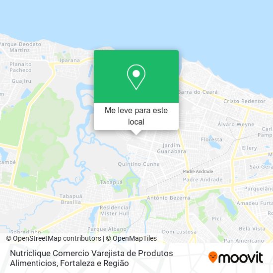 Nutriclique Comercio Varejista de Produtos Alimenticios mapa