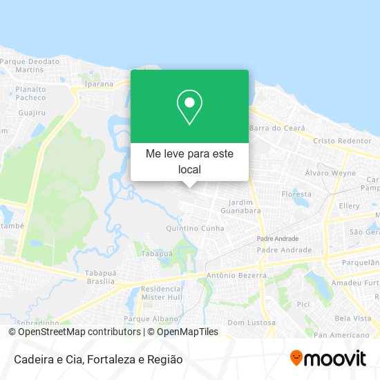 Cadeira e Cia mapa