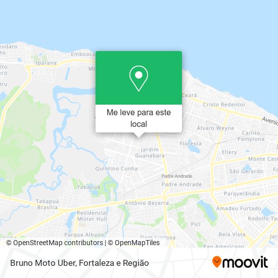 Bruno Moto Uber mapa