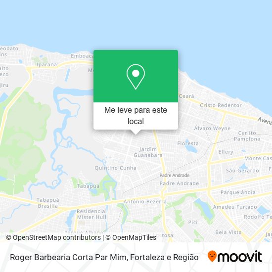 Roger Barbearia Corta Par Mim mapa