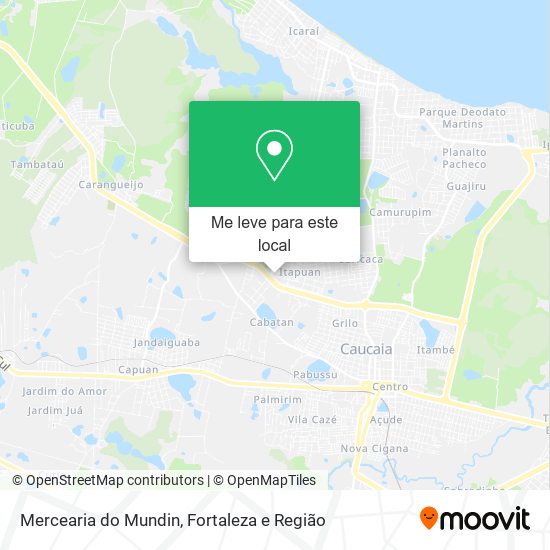 Mercearia do Mundin mapa