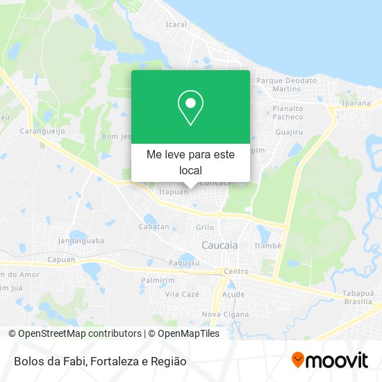 Bolos da Fabi mapa