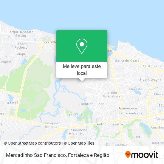 Mercadinho Sao Francisco mapa