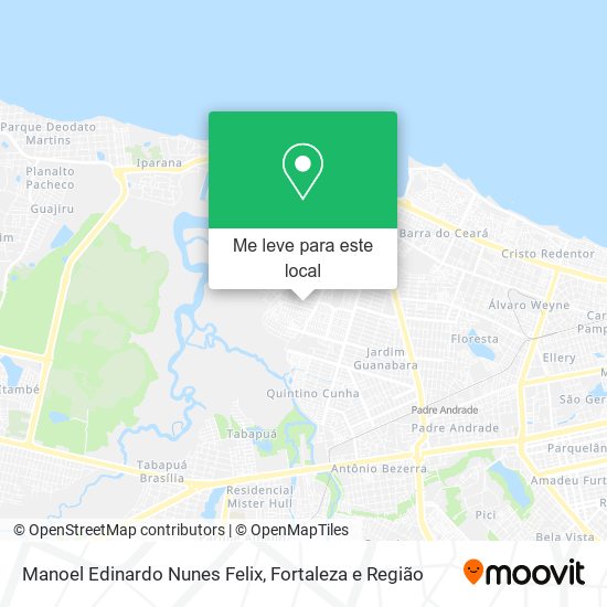 Manoel Edinardo Nunes Felix mapa