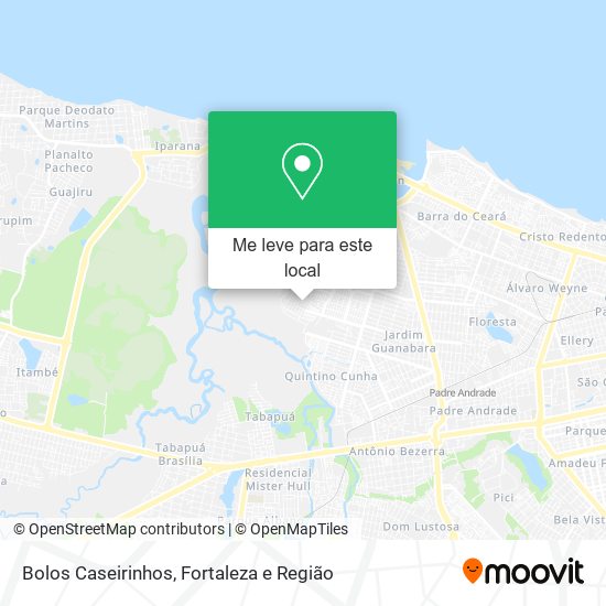 Bolos Caseirinhos mapa