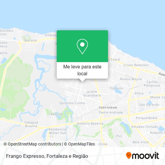 Frango Expresso mapa