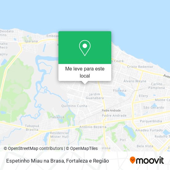 Espetinho Miau na Brasa mapa