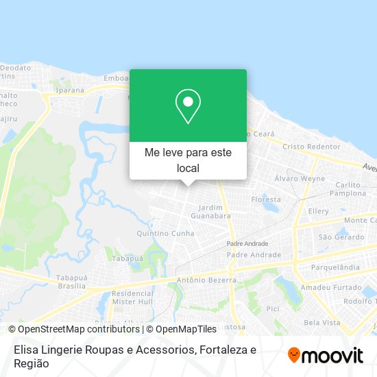 Elisa Lingerie Roupas e Acessorios mapa