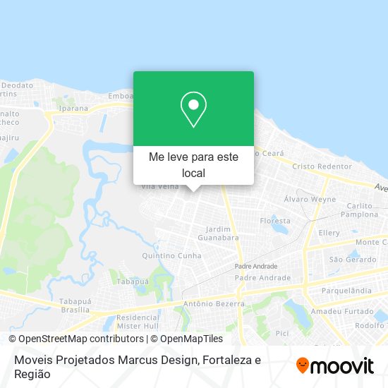 Moveis Projetados Marcus Design mapa