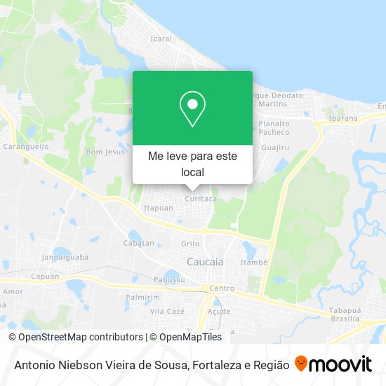 Antonio Niebson Vieira de Sousa mapa