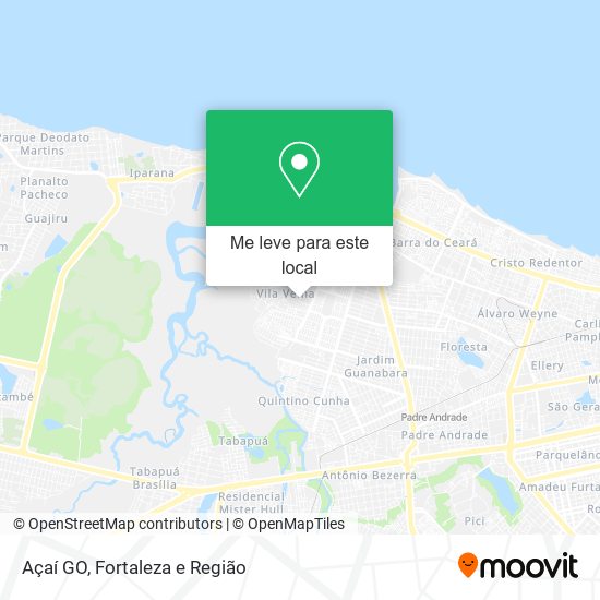 Açaí GO mapa